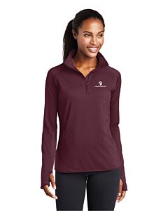 Sport-Tek® Ladies Sport-Wick® Stretch 1/4-Zip Pullover - Embroidery - ASP 2023 Conference Logo