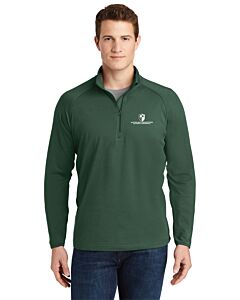 Sport-Tek® Sport-Wick® Stretch 1/4-Zip Pullover - Embroidery - ASP 2023 Conference Logo-Forest Green